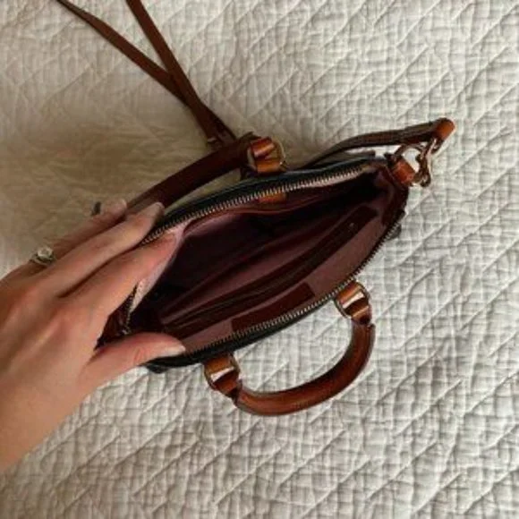 Dooney & Bourke | Pebbled Leather Satchel - Picture 4 of 8